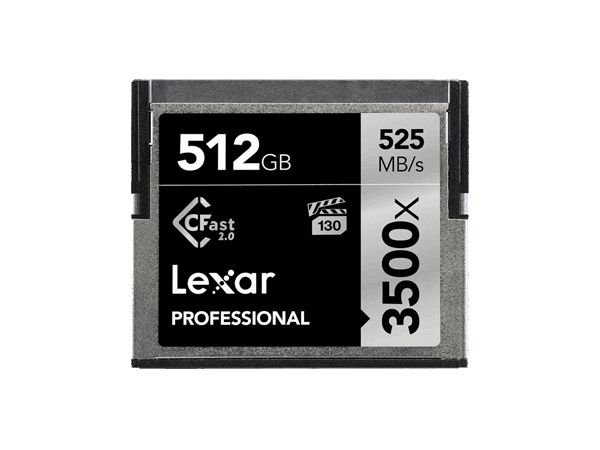 Карта памяти Lexar CFast 2.0 512Gb Professional 3500x (525/445 MB/s)
Карта памяти Lexar CFast 2.0 512Gb Professional 3500x (525/445 MB/s)