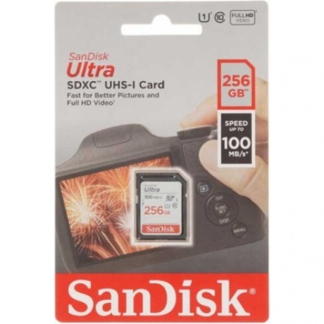 Карта памяти SanDisk SDXC Ultra Class10 256Gb (SDSDUNR-256G-GN6IN)
Карта памяти SanDisk SDXC Ultra Class10 256Gb (SDSDUNR-256G-GN6IN)