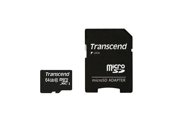 Карта памяти Transcend microSDXC 64Gb Class 10 + SD adapter (TS64GUSDXC10)
Карта памяти Transcend microSDXC 64Gb Class 10 + SD adapter (TS64GUSDXC10)