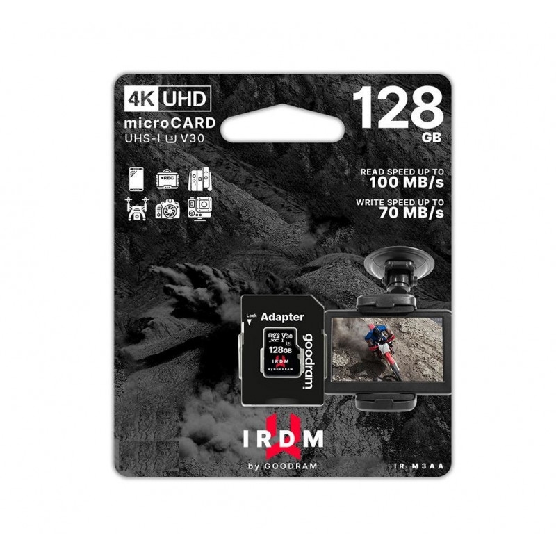 Карта памяти GoodRam micro SDXC 128Gb UHS-I W/A (IR-M3AA-1280R12)
Карта памяти GoodRam micro SDXC 128Gb UHS-I W/A (IR-M3AA-1280R12)
