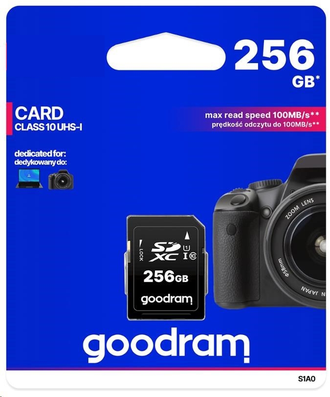 Карта памяти GoodRam SDXC 256Gb UHS-I (S1A0-2560R12)
Карта памяти GoodRam SDXC 256Gb UHS-I (S1A0-2560R12)