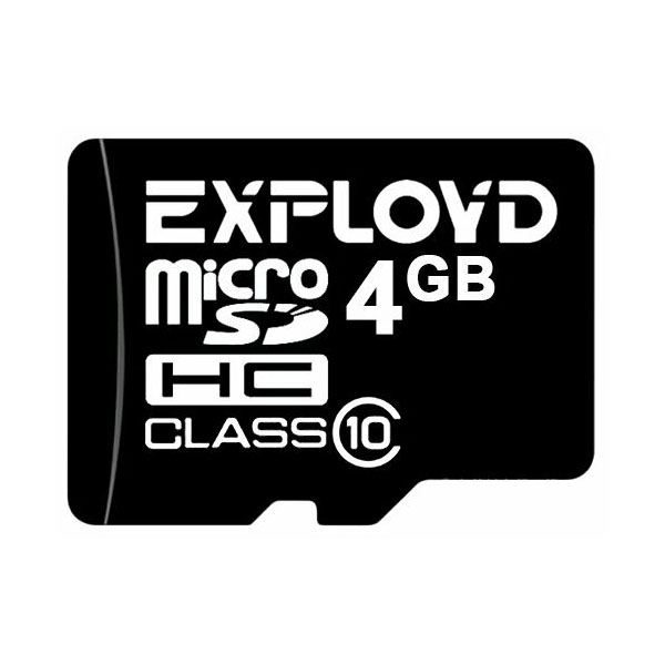 Карта памяти Exployd micro SDHC 4Gb Class10
Карта памяти Exployd micro SDHC 4Gb Class10