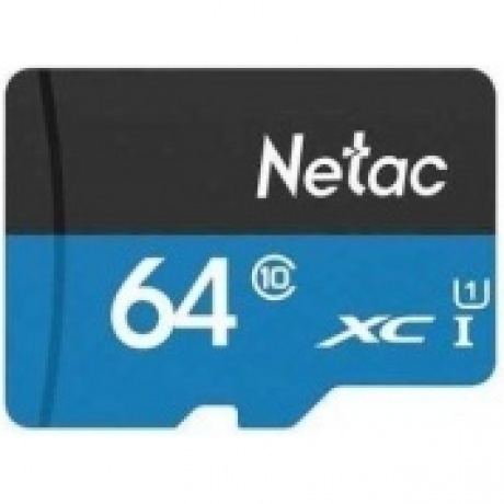 Карта памяти Netac microSD P500 64Gb (NT02P500STN-064G-S)
Карта памяти Netac microSD P500 64Gb (NT02P500STN-064G-S)
