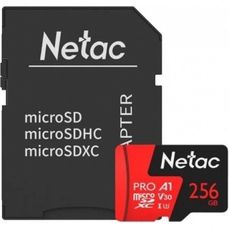 Карта памяти Netac microSD P500 Extreme Pro 256Gb (NT02P500PRO-256G-S)
Карта памяти Netac microSD P500 Extreme Pro 256Gb (NT02P500PRO-256G-S)
