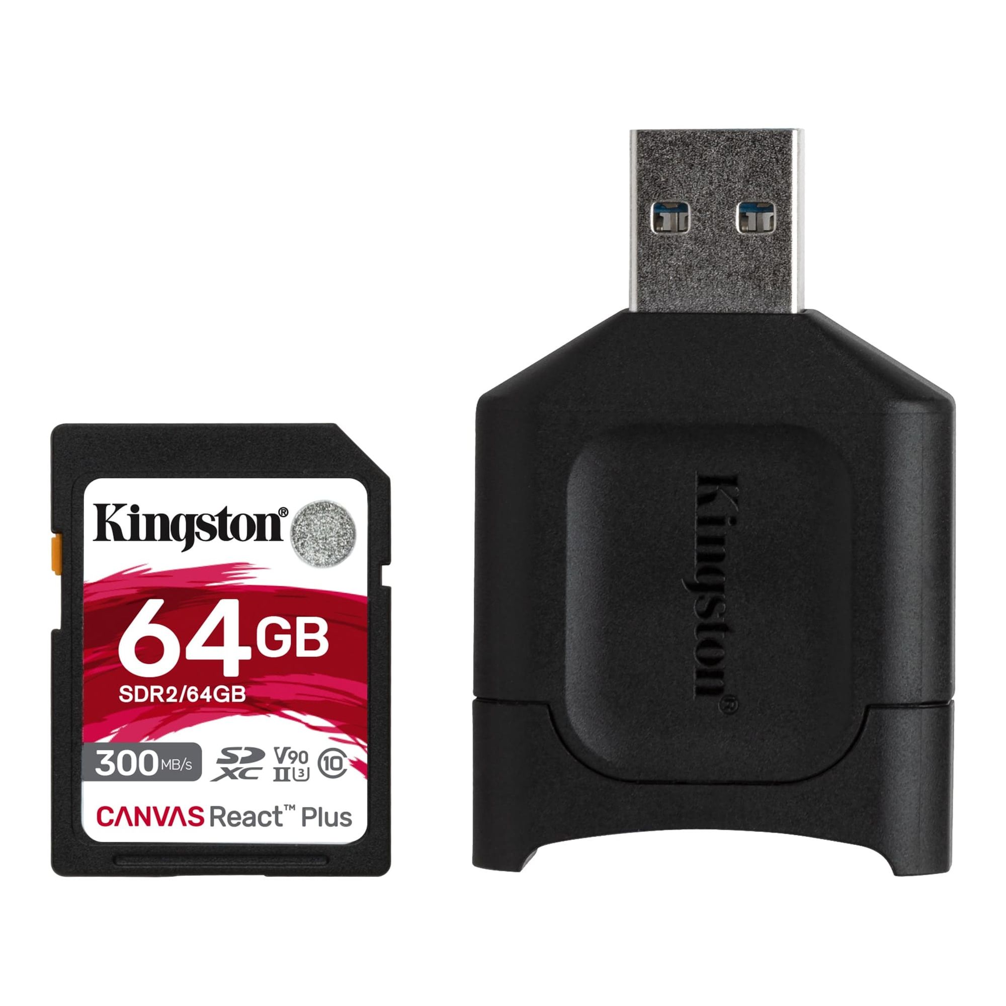 Карта памяти Kingston Canvas 256Gb React Plus SDXC UHS-II U3 V90 + USB Reader (300/260 Mb/s)
Карта памяти Kingston Canvas 256Gb React Plus SDXC UHS-II U3 V90 + USB Reader (300/260 Mb/s)