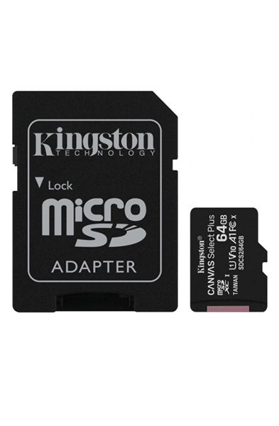 Карта памяти Kingston micro SDXC 64Gb Canvas Select Plus UHS-I U1 A1 (100/10 Mb/s)
Карта памяти Kingston micro SDXC 64Gb Canvas Select Plus UHS-I U1 A1 (100/10 Mb/s)