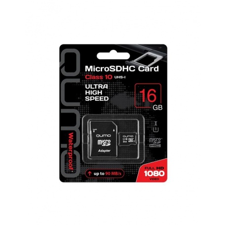 Карта памяти Qumo MicroSD 16Gb CL10 UHS-I QM16GMICSDHC10U1
Карта памяти Qumo MicroSD 16Gb CL10 UHS-I QM16GMICSDHC10U1