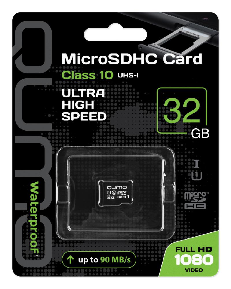 Карта памяти Qumo MicroSDHC 32Gb Class 10 UHS-I 3.0 QM32GMICSDHC10U1NA
Карта памяти Qumo MicroSDHC 32Gb Class 10 UHS-I 3.0 QM32GMICSDHC10U1NA
