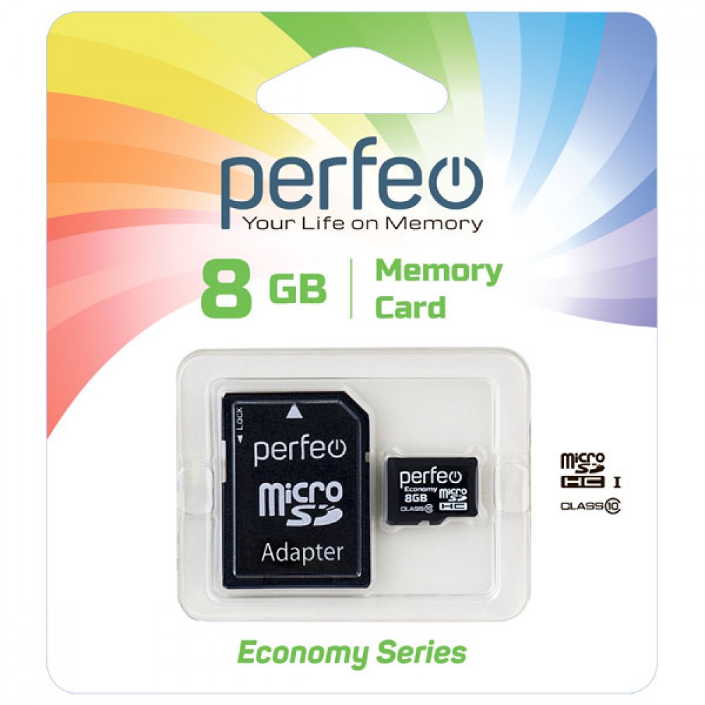 Карта памяти Perfeo MicroSDHC 8Gb Class 10 PF8GMCSH10AES + adapter
Карта памяти Perfeo MicroSDHC 8Gb Class 10 PF8GMCSH10AES + adapter