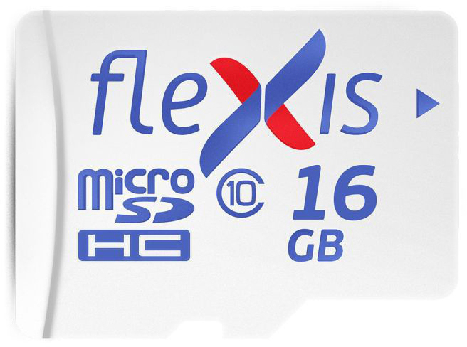 Карта памяти Flexis MicroSDHC 16Gb Class 10 UHS-I U1 FMSD016GU1
Карта памяти Flexis MicroSDHC 16Gb Class 10 UHS-I U1 FMSD016GU1