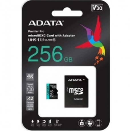 Карта памяти A-Data Micro SDXC 256GB (AUSDX256GUI3V30SA2-RA1)
Карта памяти A-Data Micro SDXC 256GB (AUSDX256GUI3V30SA2-RA1)