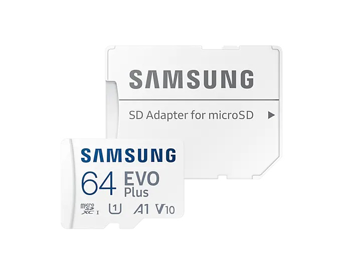 Карта памяти Samsung EVO Plus 64GB (MB-MC64KA/RU)
Карта памяти Samsung EVO Plus 64GB (MB-MC64KA/RU)