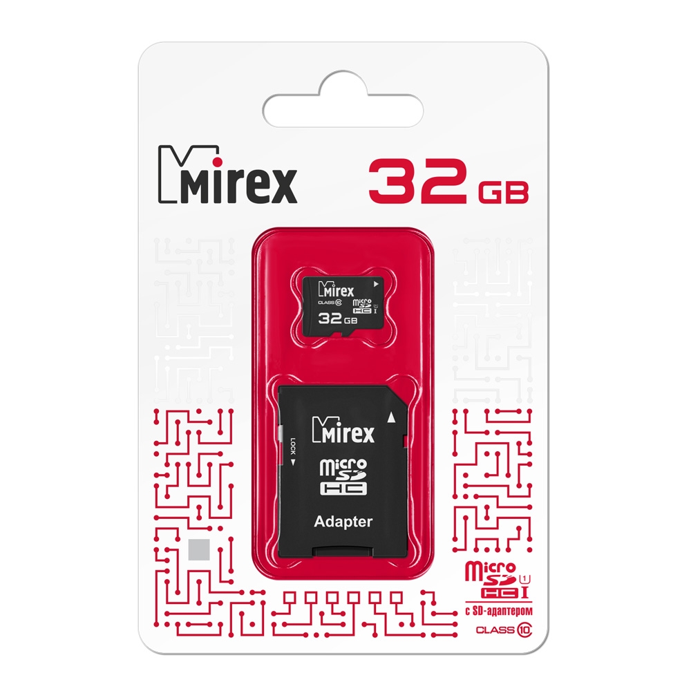 Карта памяти microSD 32GB Mirex microSDHC Class 10 UHS-I (SD адаптер)
Карта памяти microSD 32GB Mirex microSDHC Class 10 UHS-I (SD адаптер)