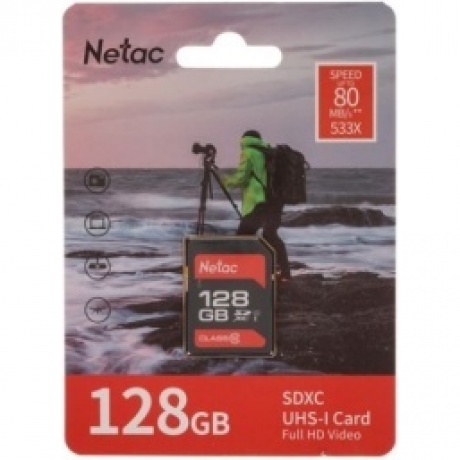 Карта памяти Netac SDHC UHS-I P600 128Gb Class 10 (NT02P600STN-128G-R)
Карта памяти Netac SDHC UHS-I P600 128Gb Class 10 (NT02P600STN-128G-R)