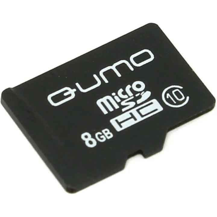 Карта памяти QUMO MicroSDHC 8Gb Сlass 10 (QM8GMICSDHC10NA)
Карта памяти QUMO MicroSDHC 8Gb Сlass 10 (QM8GMICSDHC10NA)