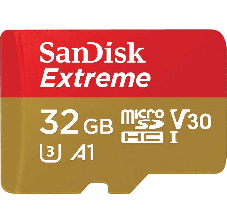 Карта памяти micro SDHC 32Gb Sandisk Extreme UHS-I U3 V30 A1 (100/60 MB/s) SDSQXAF-032G-GN6MN
Карта памяти micro SDHC 32Gb Sandisk Extreme UHS-I U3 V30 A1 (100/60 MB/s) SDSQXAF-032G-GN6MN