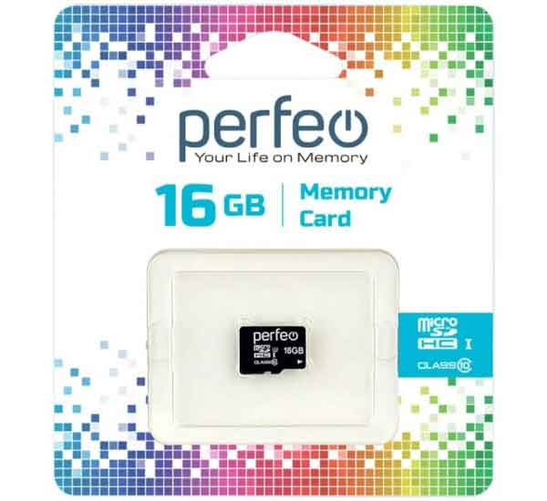 Карта Памяти microSDHC 16Gb Perfeo Class 10 UHS-I U1
Карта Памяти microSDHC 16Gb Perfeo Class 10 UHS-I U1