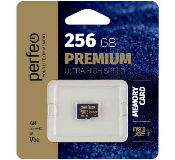 Карта памяти microSDXC 256Gb Perfeo Class 10 UHS-I U3 V30 (70/35 Mb/s)
Карта памяти microSDXC 256Gb Perfeo Class 10 UHS-I U3 V30 (70/35 Mb/s)