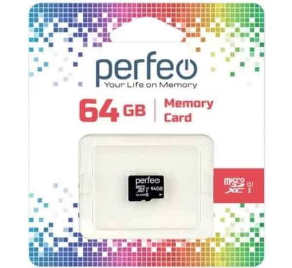 Карта памяти microSDXC 64Gb Perfeo Class 10 UHS-I U1
Карта памяти microSDXC 64Gb Perfeo Class 10 UHS-I U1