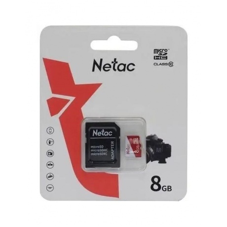 Карта памяти microSDHC 8GB Netac P500 ECO (NT02P500ECO-008G-R) (с SD адаптером)
Карта памяти microSDHC 8GB Netac P500 ECO (NT02P500ECO-008G-R) (с SD адаптером)