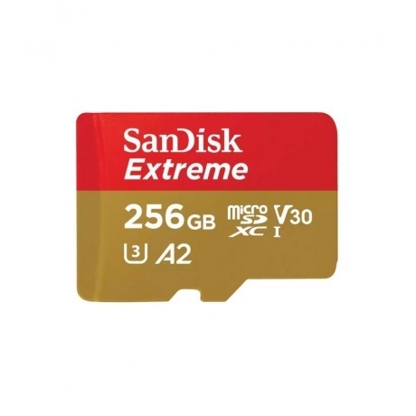 Карта памяти microSDXC 256GB SanDisk EXTREME Class 10, UHS-I, W130, R 190 МБ/с, (SDSQXAV-256G-GN6MN) без адаптера на SD
Карта памяти microSDXC 256GB SanDisk EXTREME Class 10, UHS-I, W130, R 190 МБ/с, (SDSQXAV-256G-GN6MN) без адаптера на SD