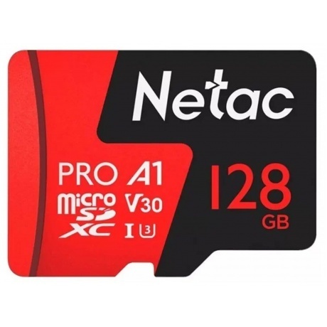 Карта памяти Netac P500 Pro 128Gb MicroSDHC NT02P500PRO-128G-R с переходником под SD
Карта памяти Netac P500 Pro 128Gb MicroSDHC NT02P500PRO-128G-R с переходником под SD