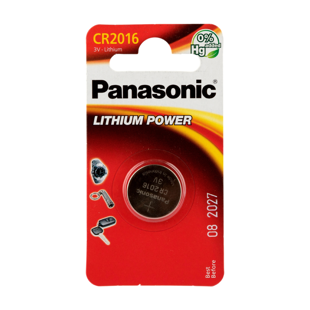 Батарейка Panasonic Lithium Power CR2016
Батарейка Panasonic Lithium Power CR2016