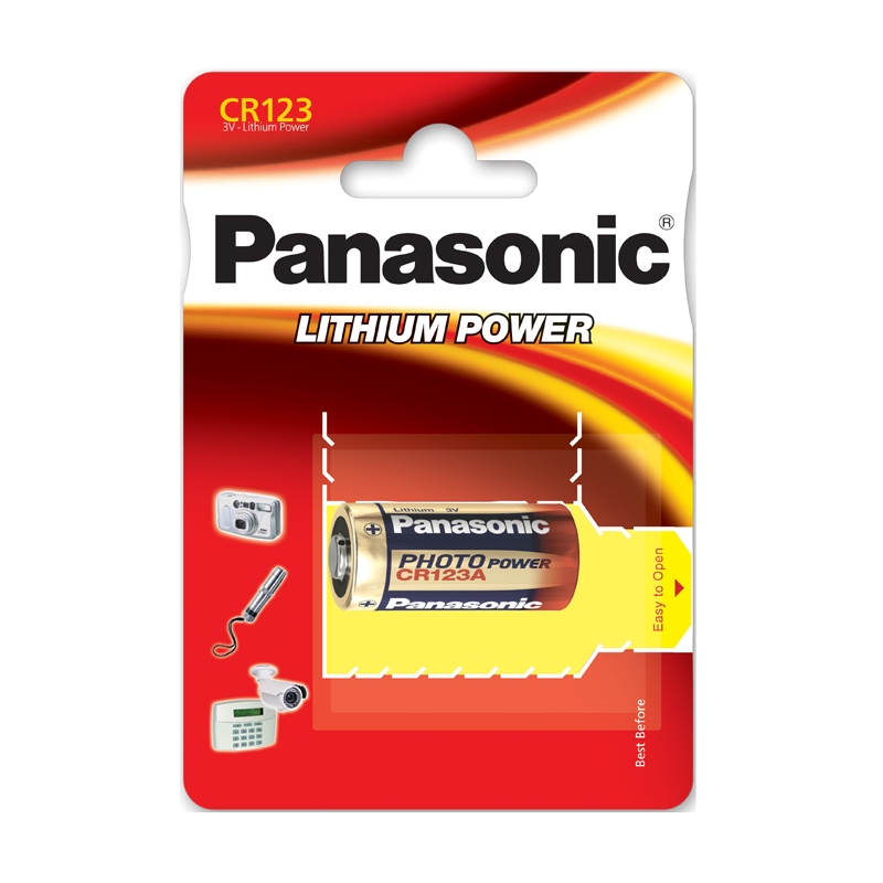 Батарейка Panasonic Lithium Power CR123A
Батарейка Panasonic Lithium Power CR123A