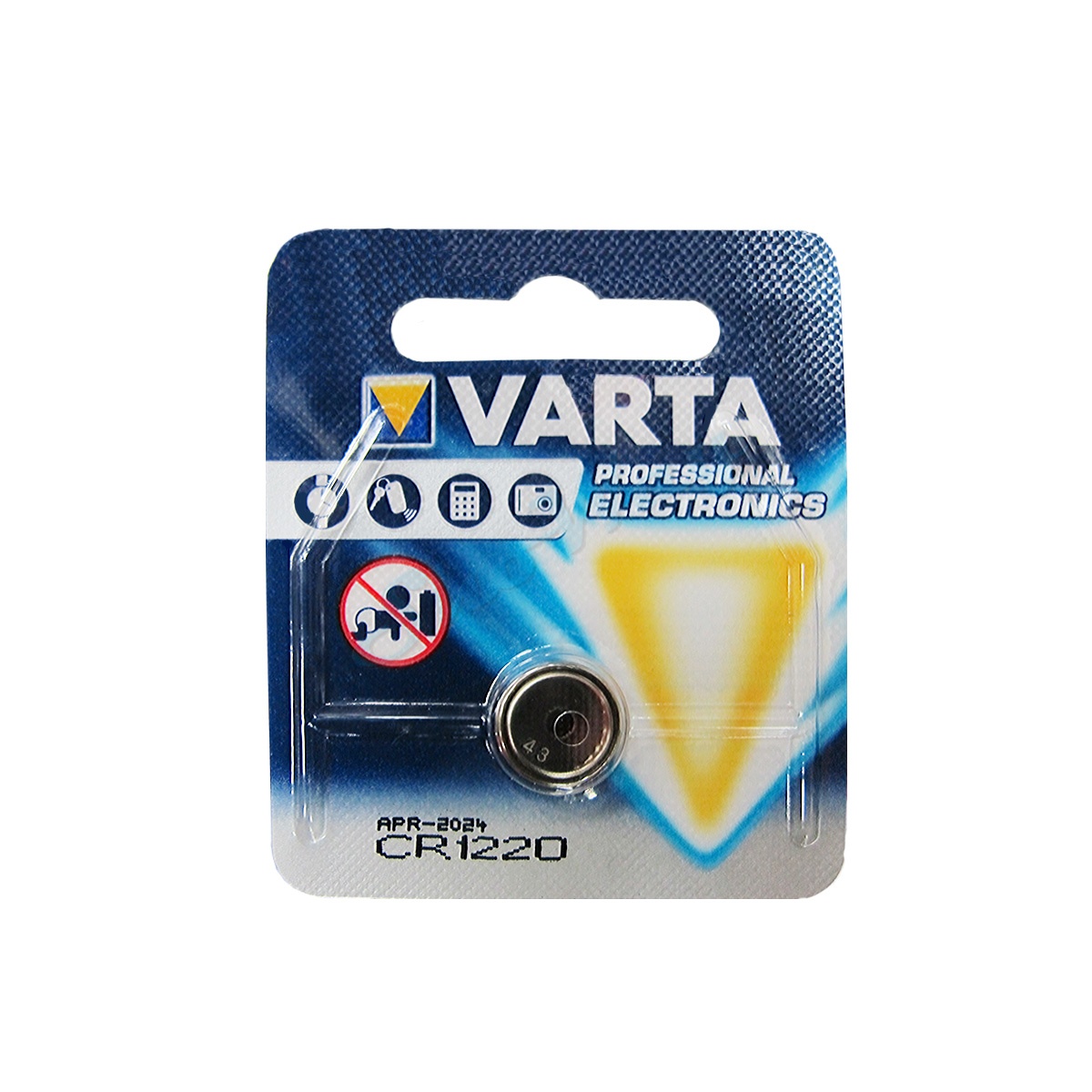 Батарейка Varta CR 1220, 1шт.
Батарейка Varta CR 1220, 1шт.