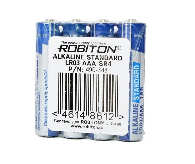 Элемент питания Robiton Standard AA SR4 блистер 40шт
Элемент питания Robiton Standard AA SR4 блистер 40шт
