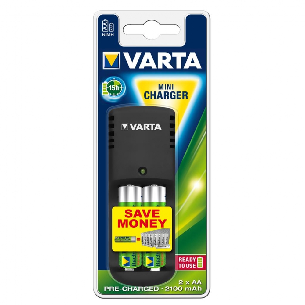 Зарядное устройство VARTA Mini Charger
Зарядное устройство VARTA Mini Charger