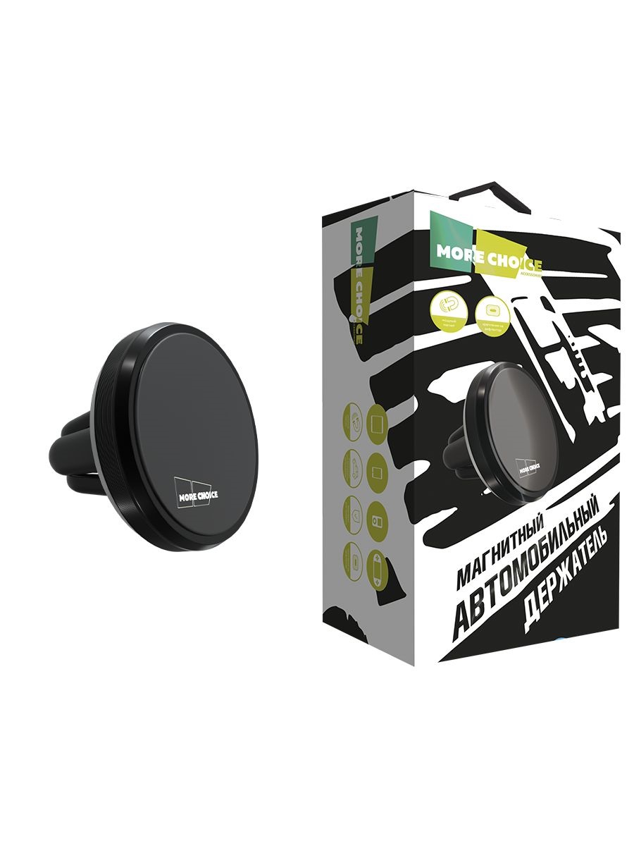 Держатель автомобильный More Choice магнитный C01 черный
Держатель автомобильный More Choice магнитный C01 черный