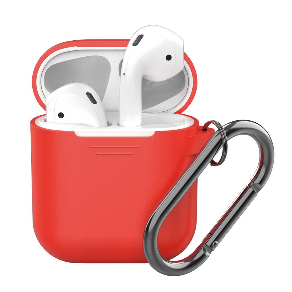 Силиконовый чехол Deppa для AirPods карабин red
Силиконовый чехол Deppa для AirPods карабин red