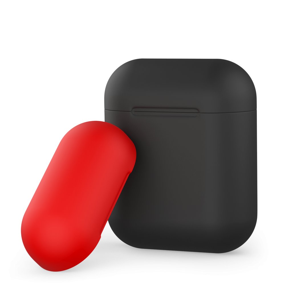 Чехол силиконовый Deppa для AirPods black-red
Чехол силиконовый Deppa для AirPods black-red