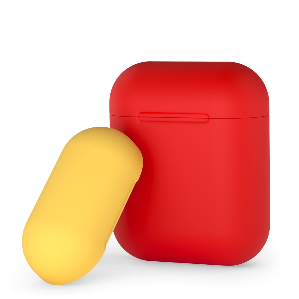 Силиконовый чехол Deppa для AirPods red-yellow
Силиконовый чехол Deppa для AirPods red-yellow