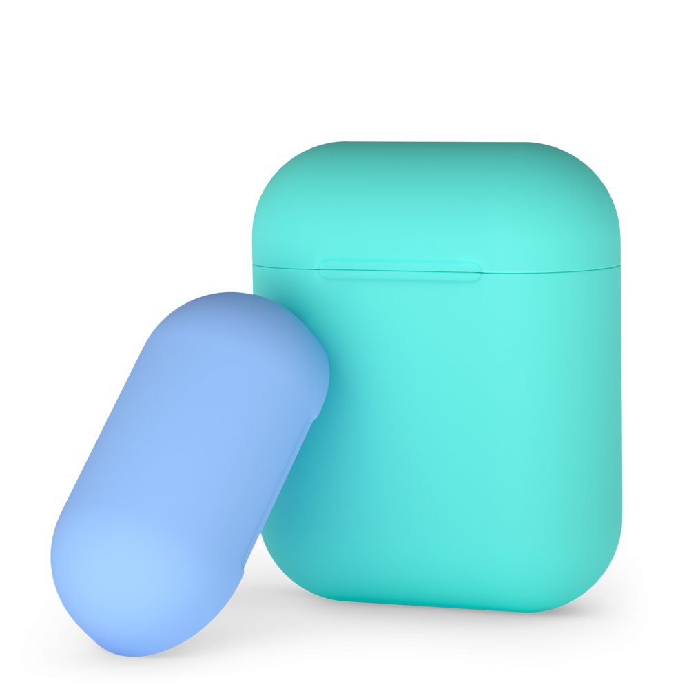 Силиконовый чехол Deppa для AirPods mint-l.blue
Силиконовый чехол Deppa для AirPods mint-l.blue
