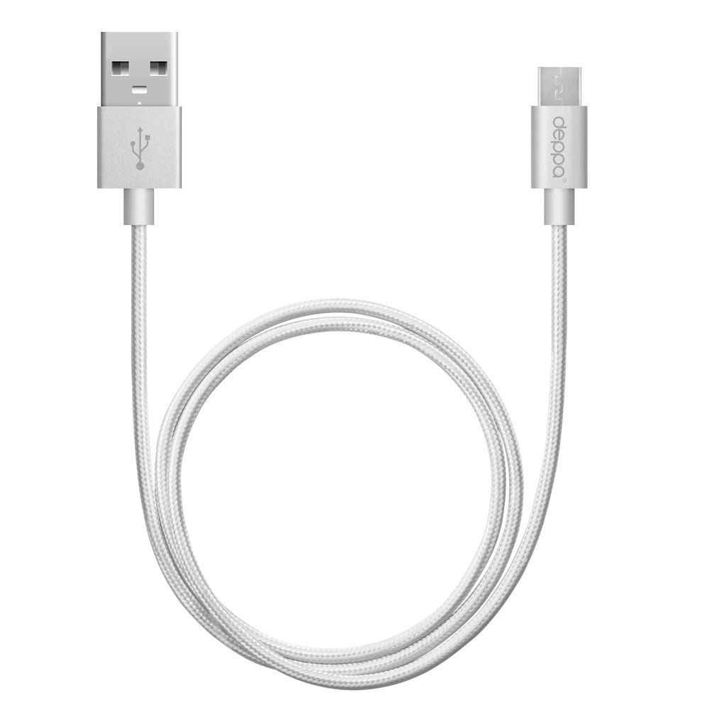 Кабель Deppa microUSB 1.2m alum silver
Кабель Deppa microUSB 1.2m alum silver