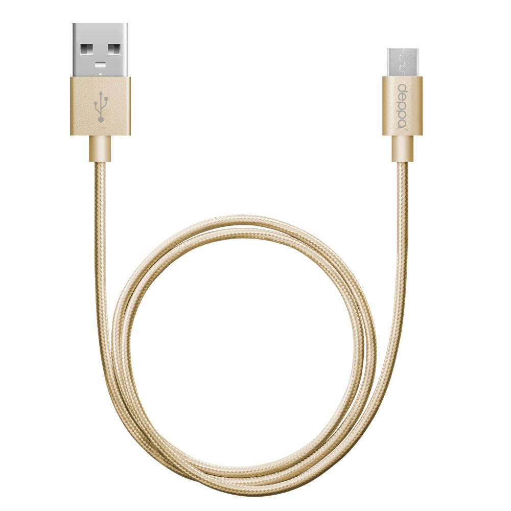 Кабель Deppa microUSB 1.2m alum gold
Кабель Deppa microUSB 1.2m alum gold