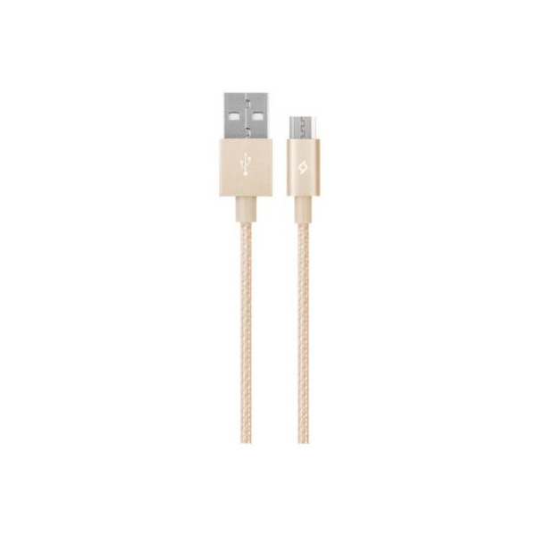 Кабель ТTEC microUSB alum 1.0m gold
Кабель ТTEC microUSB alum 1.0m gold