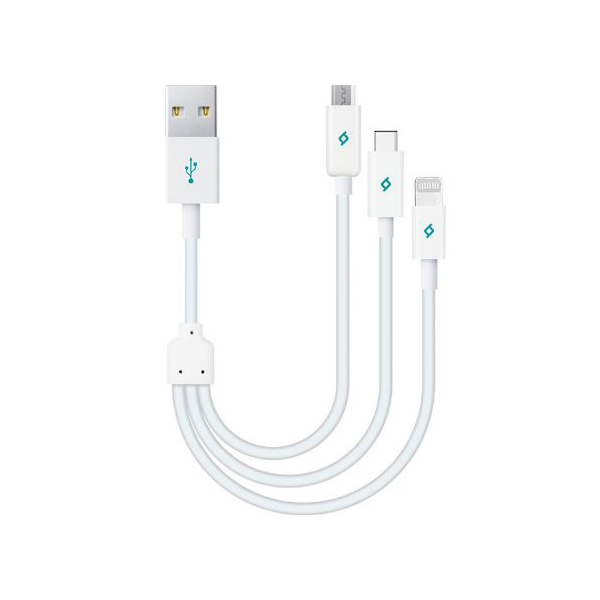 Кабель ТTEC Trio mini 3in1 0.3m white
Кабель ТTEC Trio mini 3in1 0.3m white