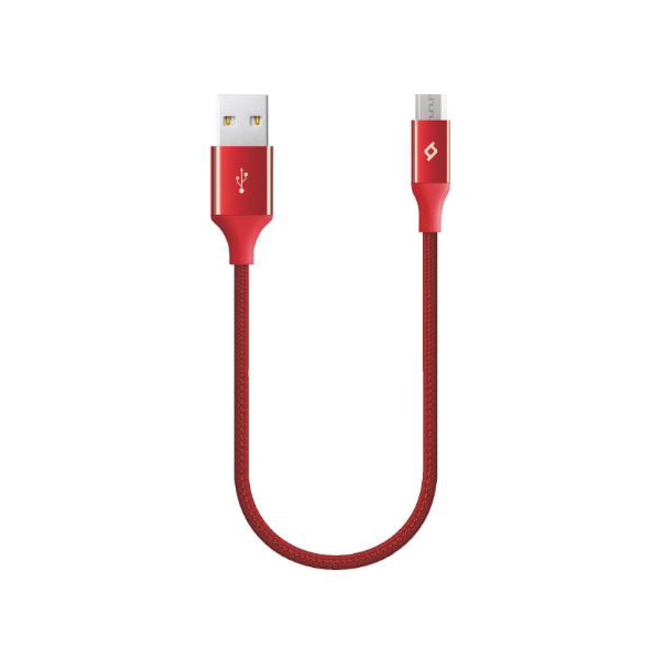 Кабель ТTEC microUSB 0.3m red
Кабель ТTEC microUSB 0.3m red