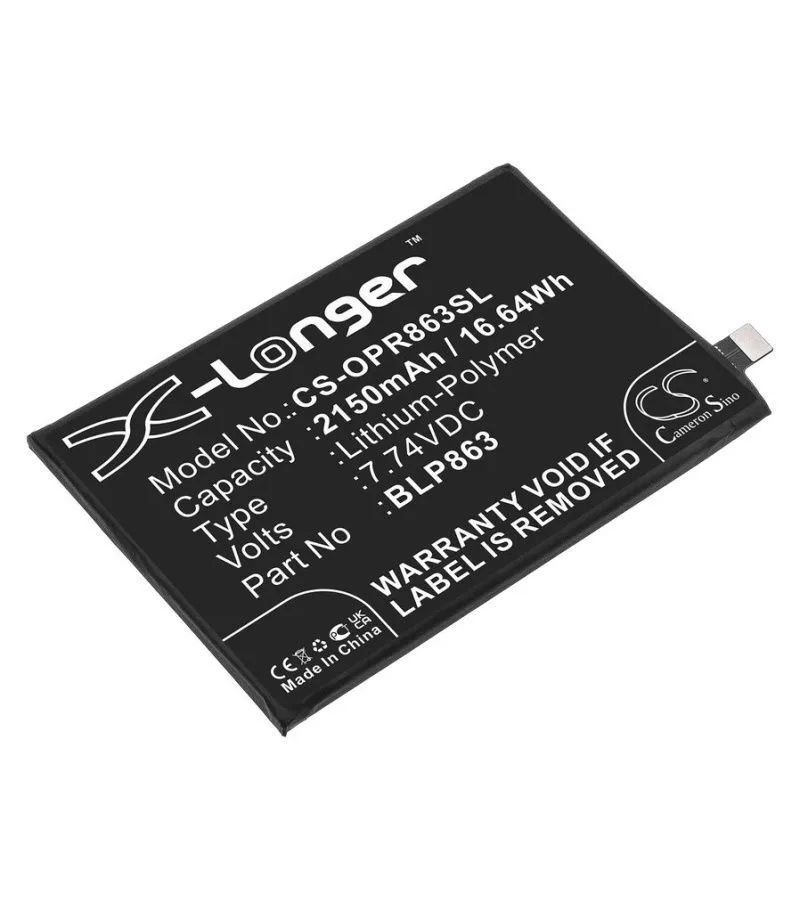 Аккумуляторная батарея CameronSino CS-OPR863SL для OPPO Reno6, p/n: BLP863
Аккумуляторная батарея CameronSino CS-OPR863SL для OPPO Reno6, p/n: BLP863