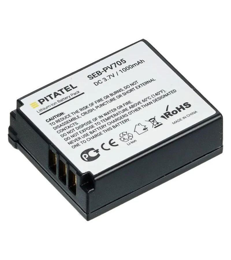 Аккумулятор CGA-S007/CGA-S007A/CGA-S007E/CGR-S007(1B,E)/DMW-BCD10 для Panasonic Lumix DMC-TZ1/TZ2/TZ
Аккумулятор CGA-S007/CGA-S007A/CGA-S007E/CGR-S007(1B,E)/DMW-BCD10 для Panasonic Lumix DMC-TZ1/TZ2/TZ