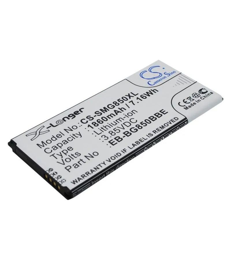 Аккумулятор CameronSino CS-SMG850XL для Samsung Galaxy Alpha SM-G850, SM-G850F
Аккумулятор CameronSino CS-SMG850XL для Samsung Galaxy Alpha SM-G850, SM-G850F