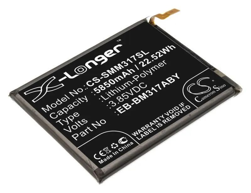 Аккумулятор CameronSino CS-SMM317SL для Samsung Galaxy M31, Galaxy M31s, SM-M317F, SM-M317F/DS
Аккумулятор CameronSino CS-SMM317SL для Samsung Galaxy M31, Galaxy M31s, SM-M317F, SM-M317F/DS