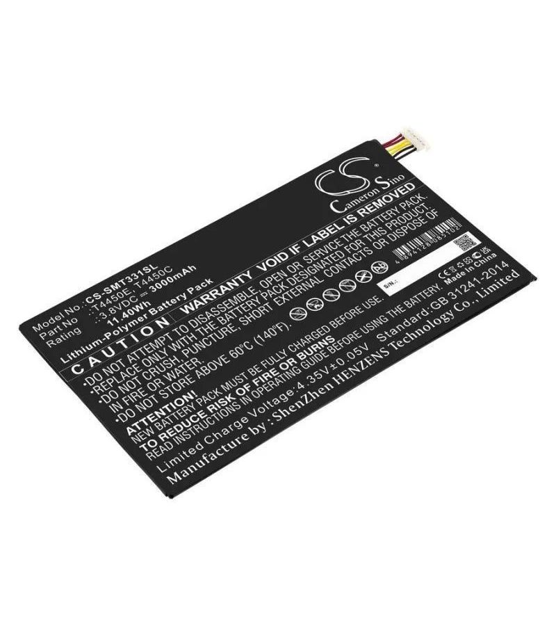 Аккумулятор CameronSino CS-SMT331SL для Samsung Galaxy Tab 3 8.0 SM-T3110 (T4450E)
Аккумулятор CameronSino CS-SMT331SL для Samsung Galaxy Tab 3 8.0 SM-T3110 (T4450E)