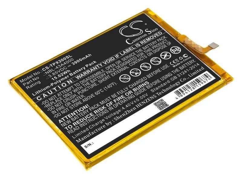 Аккумулятор CameronSino CS-TPX200SL для TP-Link Neffos X20, Neffos X20 Pro, TP7071, TP9131A
Аккумулятор CameronSino CS-TPX200SL для TP-Link Neffos X20, Neffos X20 Pro, TP7071, TP9131A