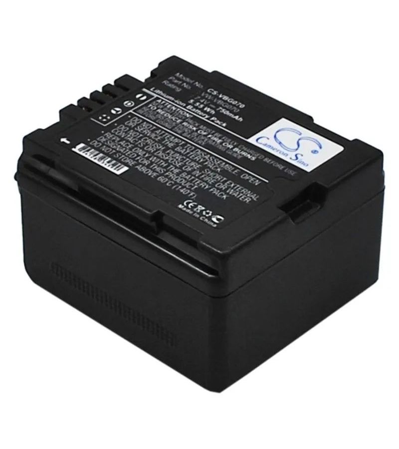 Аккумулятор CameronSino CS-VBG070 для Panasonic AG-AC/AF/HCK/HMC/HMR Series
Аккумулятор CameronSino CS-VBG070 для Panasonic AG-AC/AF/HCK/HMC/HMR Series