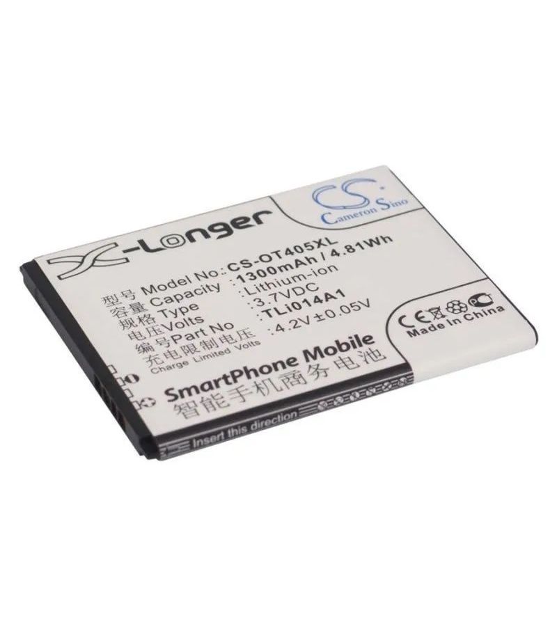 Аккумулятор CameronSino CS-VF695SL для Alcatel One Touch 4005D Glory 2
Аккумулятор CameronSino CS-VF695SL для Alcatel One Touch 4005D Glory 2