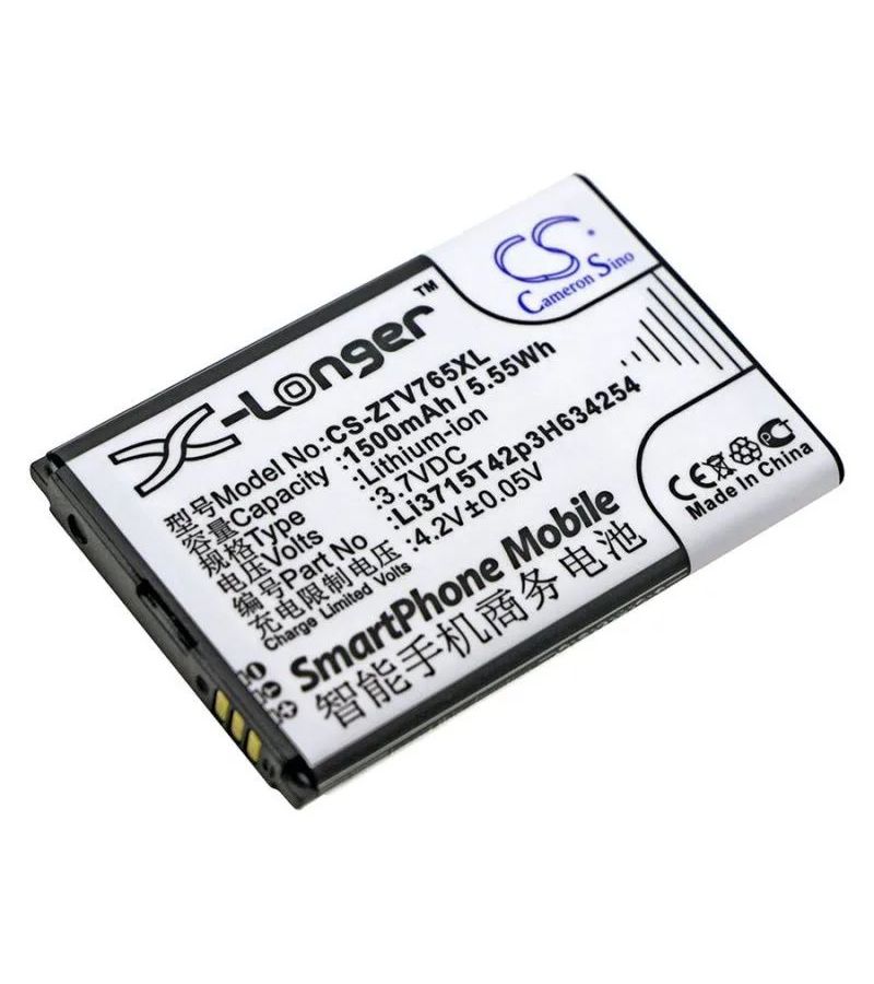 Аккумулятор CameronSino CS-ZTV765XL для ZTE Leo Q1
Аккумулятор CameronSino CS-ZTV765XL для ZTE Leo Q1